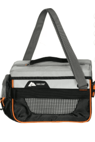 Ozark Trail 3600 Tackle Bag with 4 Trays, Gray, Water Resistance