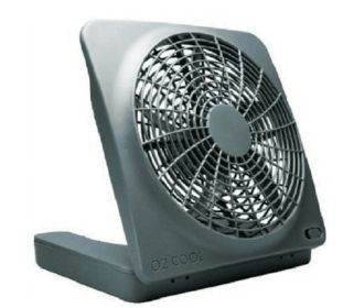 O2COOL 10 inch Battery or Electric Portable Fan, Camping Fan, Tent Accessory
