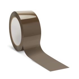 36 Rolls of Tan Carton Sealing Tape 2' x 110 Yards. Thickness 2 Mil 50 Micron Polypropylene Pressure Sensitive Tape for Packing, Shipping