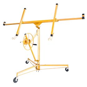Drywall Lift, Panel Lift Jack Lift, 11 Ft Yellow (Color: Yellow)