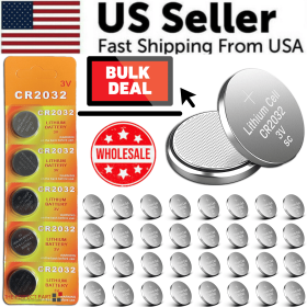 5-50x LITHIUM BATTERY 3V CR2032 CR 2032 BR2032 DL2032 Remote Button Cell Watch (Battery Quantity: 5 Pack)