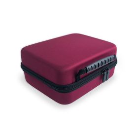 Small Battery Storage Case (Color: Raspberry)
